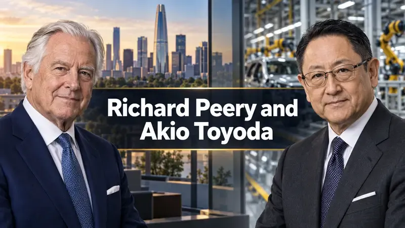 richard peery and akio toyoda connection